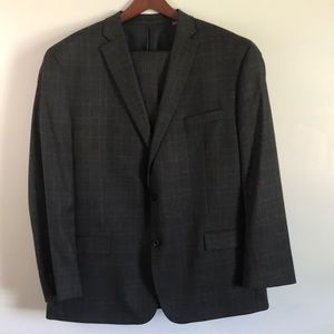 Michael Kors 2 Piece Charcoal Suit Sz 50 Long 44W